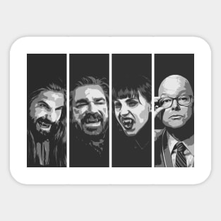 what we do in the shadows - BW vintage Sticker